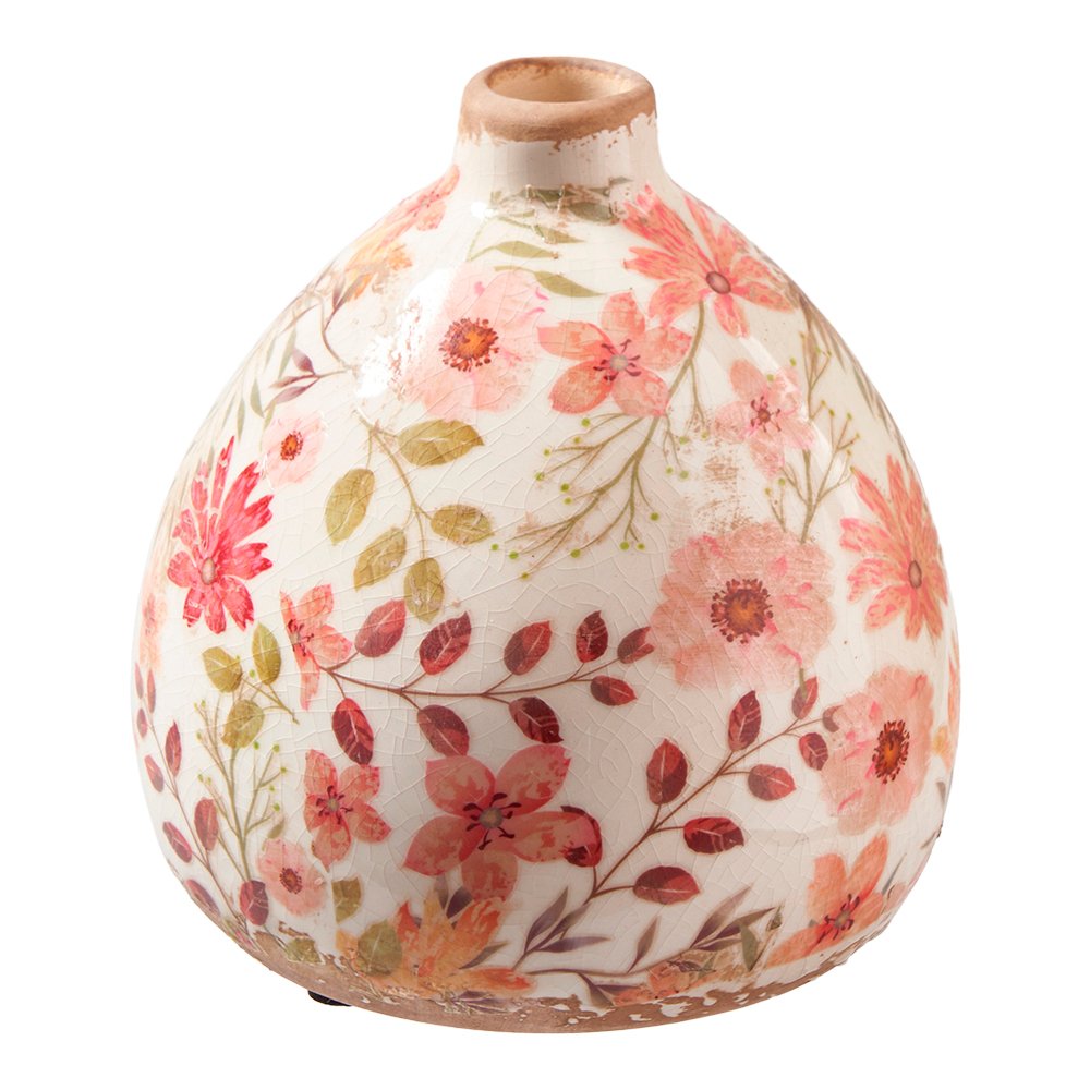 Vase mit Blumenmotiv